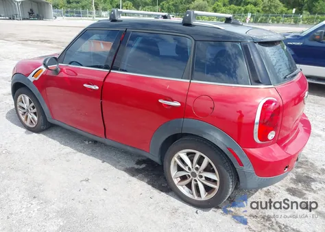 2013 Mini Countryman Cooper from USA, damaged, VIN WMWZB3C55DWM31279
